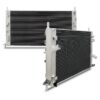 Twin channel aluminium core will achieve up to 30% more cooling capability than the standard radiator.