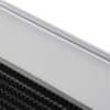 More water volume within a channel means greater cooling efficiency.