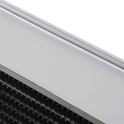 More water volume within a channel means greater cooling efficiency.