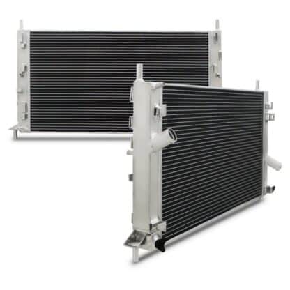Twin channel aluminium core will achieve up to 30% more cooling capability than the standard radiator.