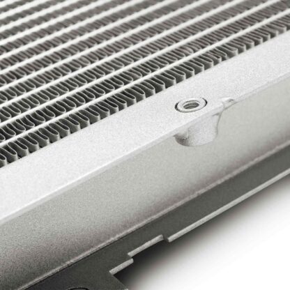 Twin channelaluminium core will achieve up to 30% more cooling capability than the standard radiator