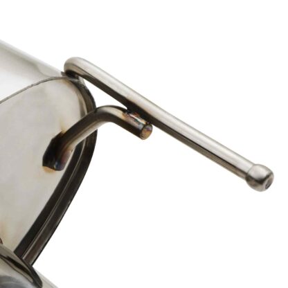2.5″ Polished tailpipes designed to fit the OEM rear valance