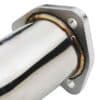 Designed to fit between the turbo elbow and catalytic converter
