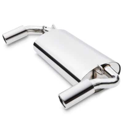 Gravity Performance Exhaust Back Boxes are designed in house to fit OEM mounting points for perfect fitment to your vehicle. Our Gravity Performance Exhausts greatly enhance the sound with a captivating exhaust note while also increasing performance.