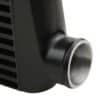 Hand-welded intercooler with polished finish side tanks