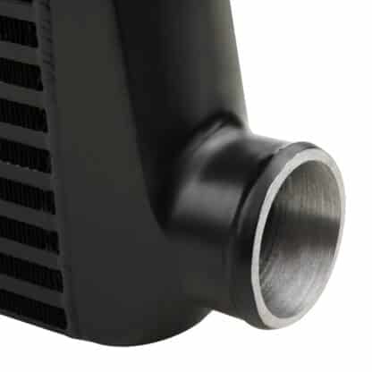 Hand-welded intercooler with polished finish side tanks