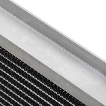 Twin channel aluminium core will achieve up to 30% more cooling capability than the standard radiator