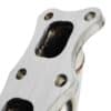 Fully polished with equal length branches to the turbo
