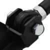 Durable powder coated black finish to increase lifespan