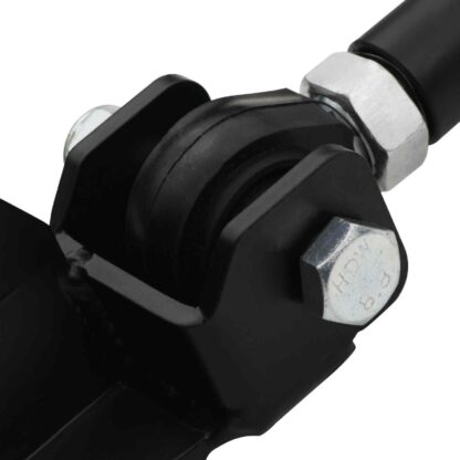 Durable powder coated black finish to increase lifespan