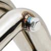 Manufactured from T304 grade polished stainless steel