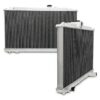 Twin channel aluminium core will achieve up to 30% more cooling capability than the standard radiator