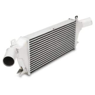 Aluminium bar and plate design intercooler core for additional core strength