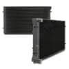 Twin channel aluminium core will achieve up to 30% greater cooling capacity than the standard item