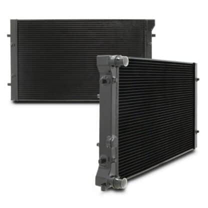 Twin channel aluminium core will achieve up to 30% greater cooling capacity than the standard item