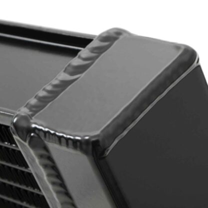 Twin channel aluminium core will achieve up to 30% greater cooling capacity than the standard item