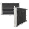 Twin channelaluminium core will achieve up to 30% more cooling capability than the standard radiator