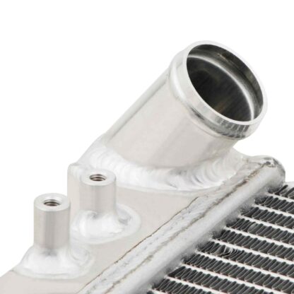 Twin channelaluminium core will achieve up to 30% more cooling capability than the standard radiator