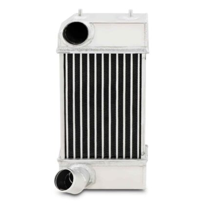 Hand welded intercooler with polished end tanks
