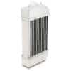 Tube and fin for good heat transfer properties with low weight and low pressure drop across its core.