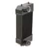 High flowing handmade welded intercooler with hand welded end tanks.