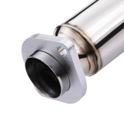 3″ bore tapering down to 2.5″ at the outlet