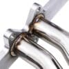 Built in flexi joint helps reduce exhaust strain