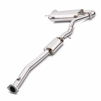 Fits from the catalytic converter back
