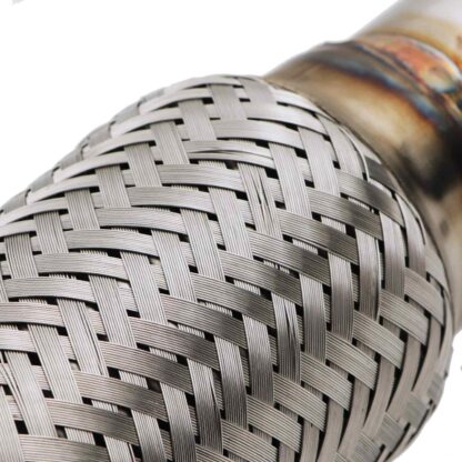 Built in flexi reducing strain on the exhaust system