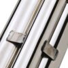 Quad 3″ polished tailpipes designed to fit the OEM rear valance