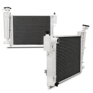 Twin channel aluminium core will achieve up to 30% greater cooling capacity than the standard item