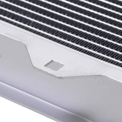 Twin aluminium core will achieve up to 30% more cooling capability than the standard radiator