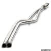 Gravity Exhaust centre sections are designed in house using the OEM mounting points to ensure smooth fitment every time. Using the highest quality T304 stainless steel for performance and durability.
