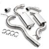 2.5″ bore throughout with Twin 4″ tailpipes