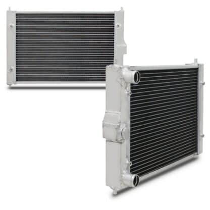Twin channel aluminium core will achieve up to 30% more cooling capability than the standard radiator