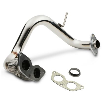 Built in flexi joints help reduce exhaust strain