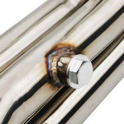 Free flowing 4-1 tubular design getting exhaust gasses out smoothly