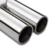 2.5″ throughout with dual 3.5″ tail pipes