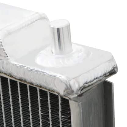 Lighter than the original radiator but capable to withstand tougher conditions