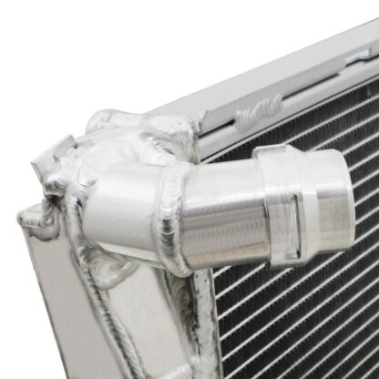 Twin channel aluminium core will achieve up to 30% more cooling capability than the standard radiator