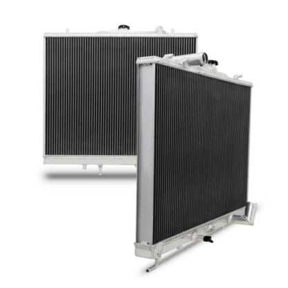 Twin core aluminium radiator will achieve up to 30% more cooling capability than the standard radiator