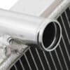 Twin core aluminium radiator will achieve up to 30% more cooling capability than the standard radiator