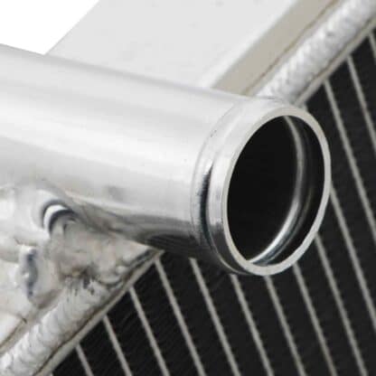 Twin core aluminium radiator will achieve up to 30% more cooling capability than the standard radiator