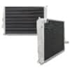 Twin channel aluminium core will achieve up to 30% more cooling capability than the standard radiator