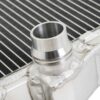 Twin channel aluminium core will achieve up to 30% more cooling capability than the standard radiator