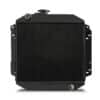 Black radiator designed to optimise heat dissipation