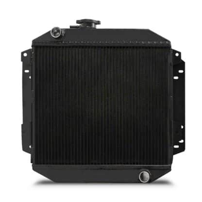 Black radiator designed to optimise heat dissipation