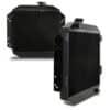 Twin core aluminium core will achieve up to 30% more cooling capability than the standard radiator