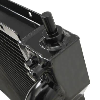 Twin aluminium core will achieve up to 30% more cooling capability than the standard radiator