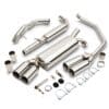 2.5″ Bore Throughout With Quad 3.5″ Tailpipes